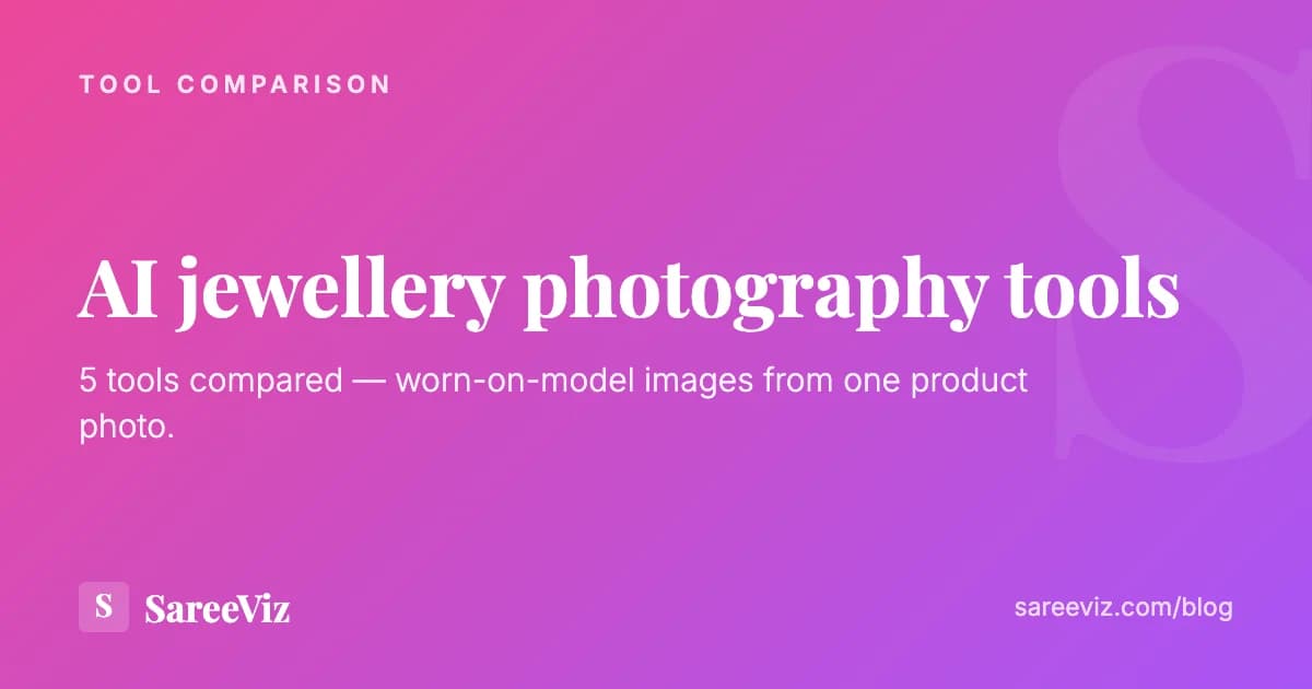 AI jewellery photography tools — 5 tools compared, worn-on-model images from one product photo