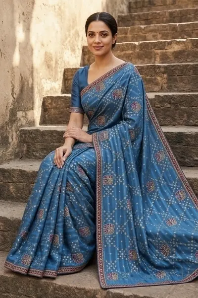 Seated on Steps